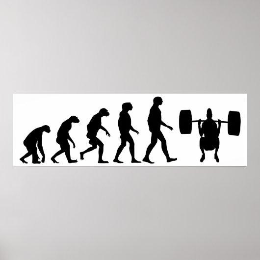 Evolution der Gewichtszunahme Poster (Vorne)