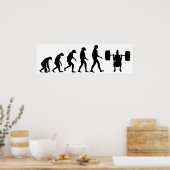 Evolution der Gewichtszunahme Poster (Küche)