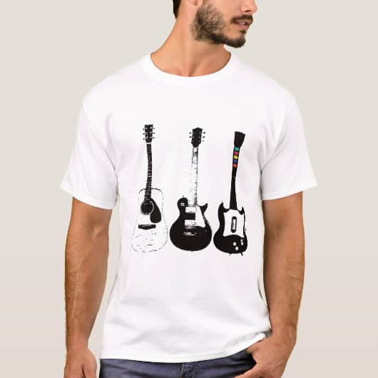 Evolution der Gitarre T-Shirt (Vorderseite)