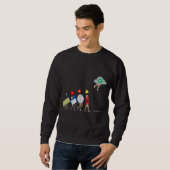 Evolution der Idee eines Ingenieurs für Datenspeic Sweatshirt (Vorne ganz)
