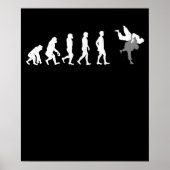 Evolution der Kampfkunst des Menschen Funny MIXED Poster (Vorne)