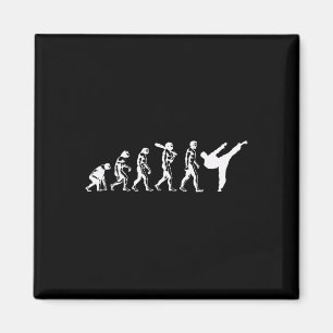Evolution der Karate-Kampfkunst-Kickboxen Taekwo Magnet