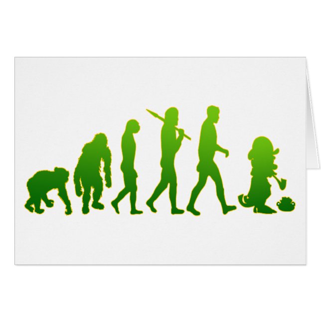 Evolution der Kobold-Shirts u. -geschenke (Vorderseite (Horizontal))