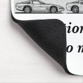 Evolution der Korvette Mousepad (Ecke)