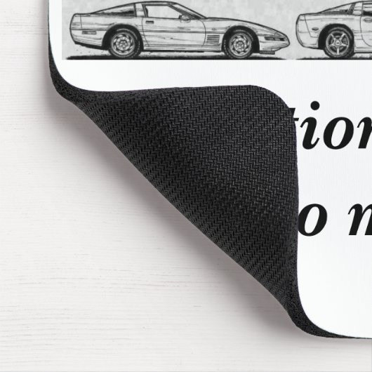 Evolution der Korvette Mousepad (Ecke)