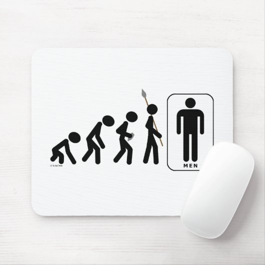 Evolution der Männer Mousepad (Mit Mouse)