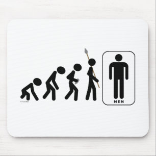 Evolution der Männer Mousepad