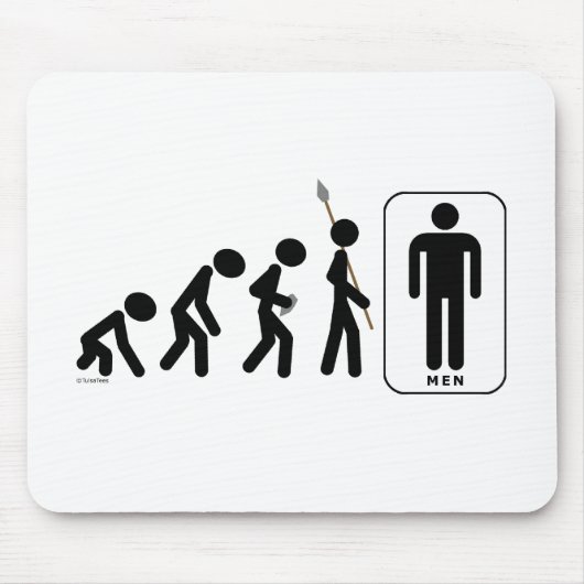Evolution der Männer Mousepad (Vorne)