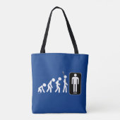 Evolution der Männer Tasche (Rückseite)
