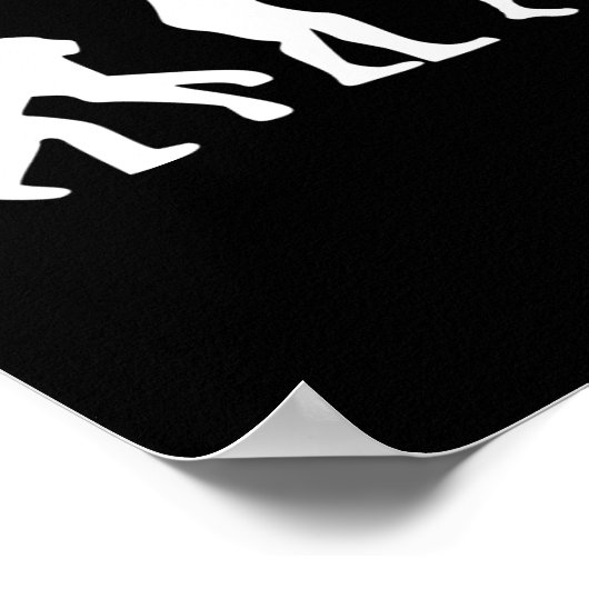 Evolution der männlichen Krankenschwester Poster (Ecke)