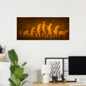 Evolution der Massendrucke Poster (Heimbüro)