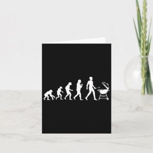 Evolution der menschlichen Grillen, die das Design Karte