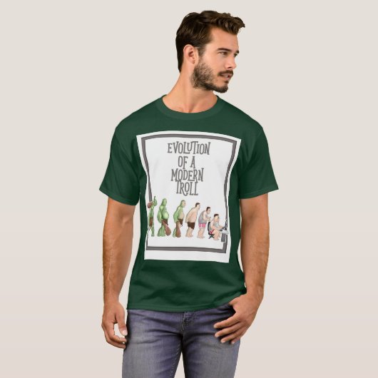 Evolution der modernen Truppe T-Shirt (Vorne ganz)