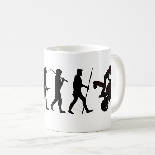 Evolution der Moto-Kaffee-Tasse Kaffeetasse (VorderseiteRechts)