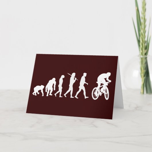 Evolution der Mountainbiker Karte (Vorderseite)