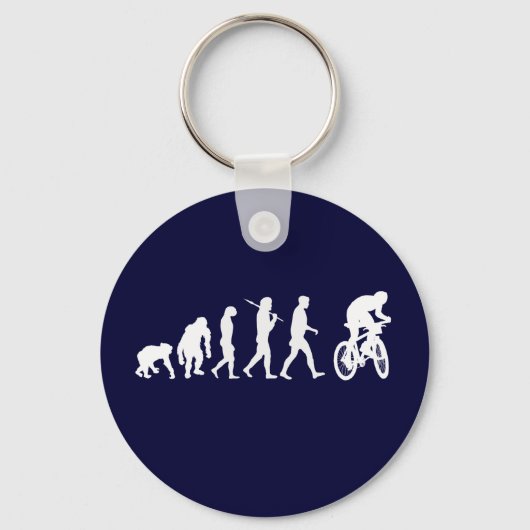 Evolution der Mountainbiker Schlüsselanhänger (Vorderseite)