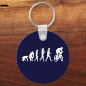Evolution der Mountainbiker Schlüsselanhänger (Vorderseite)