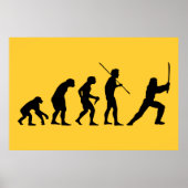 Evolution der Ninja - vom Menschen nach Ninja Poster (Vorne)
