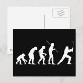 Evolution der Ninja - von Mensch zu Ninja Postkarte (Vorne/Hinten)