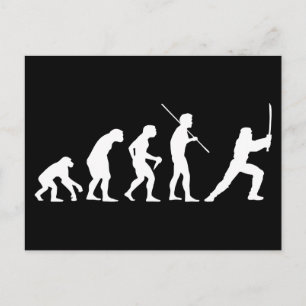 Evolution der Ninja - von Mensch zu Ninja Postkarte