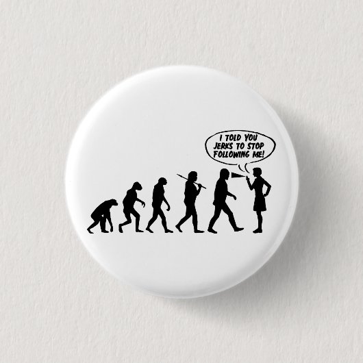 Evolution der Pfefferspray benutzenden Frauen - Lu Button (Vorderseite)