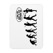 Evolution der weiblichen Pfefferspray - Funny Femi Magnet (Vertikal)