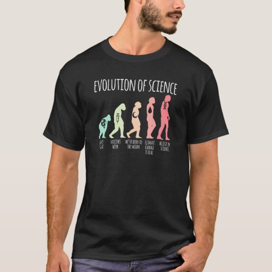 Evolution der Wissenschaft 1 T-Shirt (Vorderseite)