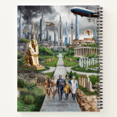 Evolution der Zivilisationskunst - Historischer Ze Notizblock (Rückseite)