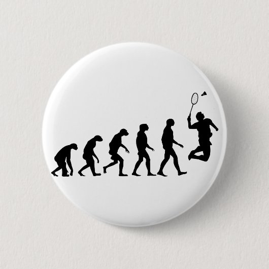 Evolution des Badmintons Button (Vorderseite)
