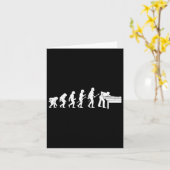 Evolution des Billardspiels - Schwimmbadballsport Karte (Gelbe Blume)