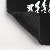 Evolution des Billardspiels - Schwimmbadballsport Mousepad (Ecke)
