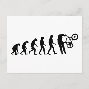 Evolution des BMX Postkarte