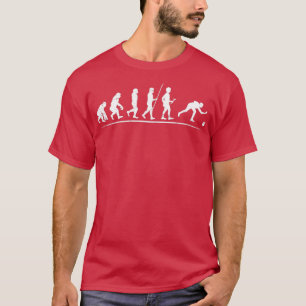 Evolution des Bowlings Bowling Alley Buttone Thr T-Shirt