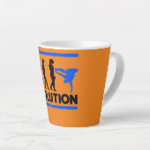 Evolution des Break Dancing Design Break Tanz  Milchtasse (Rechte Ecke)