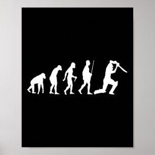 Evolution des Cricket-Sport-Shirts American Cricke Poster