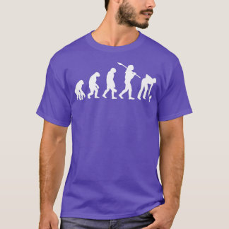Evolution des Curling-Spielers T-Shirt