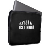 Evolution des Eisfischfangs Laptopschutzhülle (Vorne Rechts)