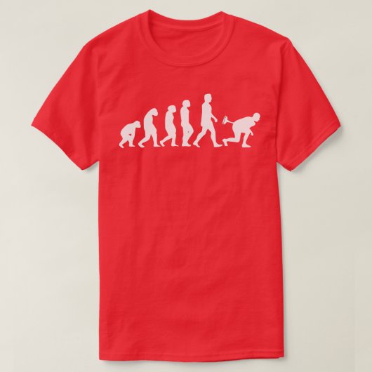 Evolution des Eisstocksports T-Shirt (Design vorne)