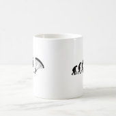 Evolution des Fallschirmspringens Kaffeetasse (Mittel)