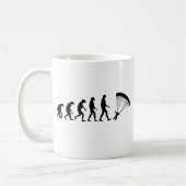 Evolution des Fallschirmspringens Kaffeetasse (Links)