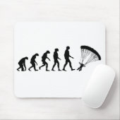 Evolution des Fallschirmspringens Mousepad (Mit Mouse)