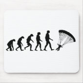 Evolution des Fallschirmspringens Mousepad (Vorne)