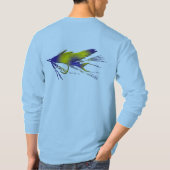 Evolution des Fischen-Mann-Shirts T-Shirt (Rückseite)