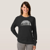 Evolution des Fischers und Evo Evolution des Mensc T-Shirt (Vorne ganz)