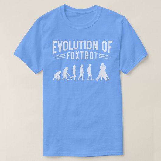 Evolution des Fotrot Fotrot Tanzes T-Shirt (Design vorne)