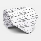 Evolution des Fragezeichens (?) Krawatte (Gerollt)