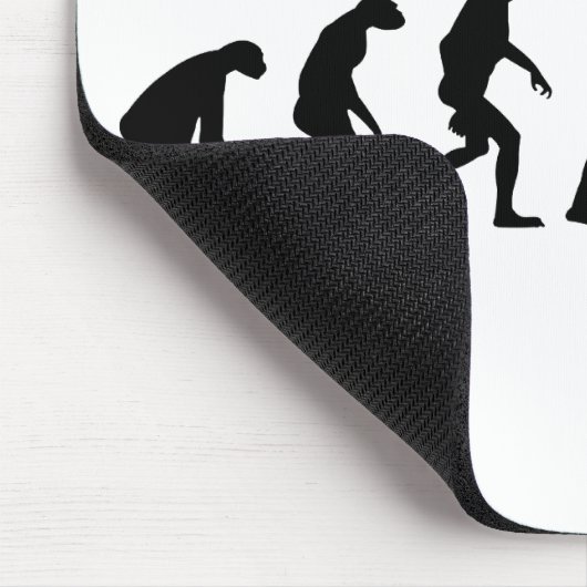 Evolution des Fußballs Mousepad (Ecke)