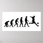 Evolution des Fußballs Poster (Vorne)