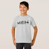 Evolution des Fußballs T-Shirt (Vorne ganz)