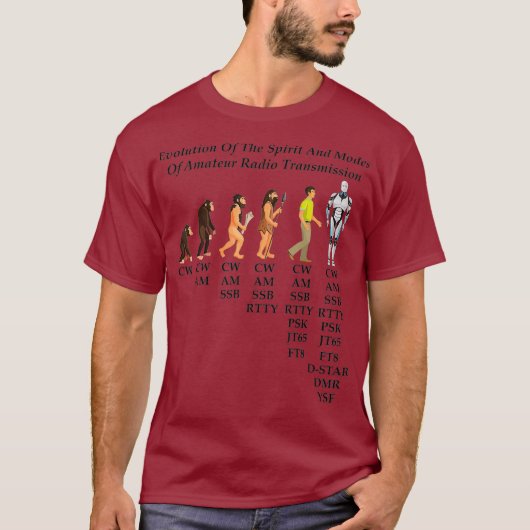 Evolution des Geistes und der Amateurmodelle T-Shirt (Vorderseite)